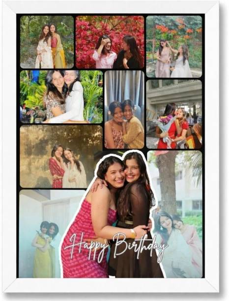 SHREE CRAFT Wood Wall Photo Frame