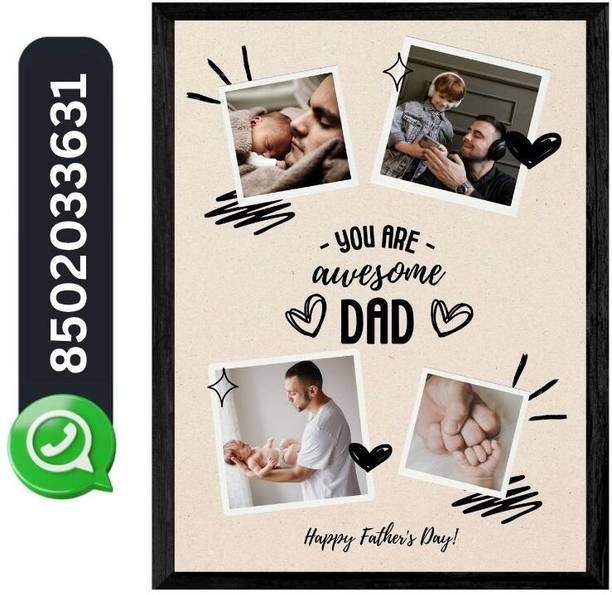 KIYANSH CRAFTS Wood Wall Photo Frame