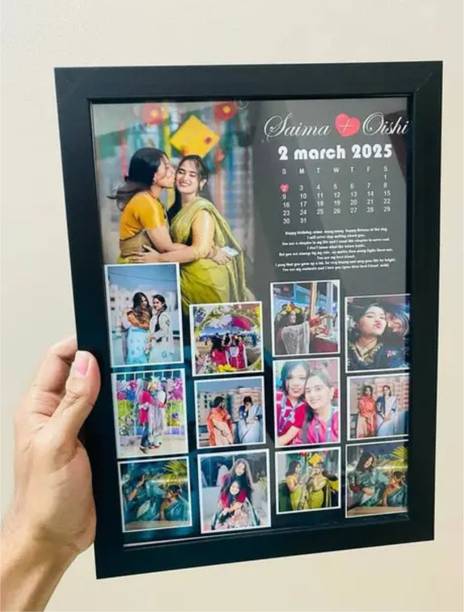 MAHISOM KART MDF Wall Photo Frame