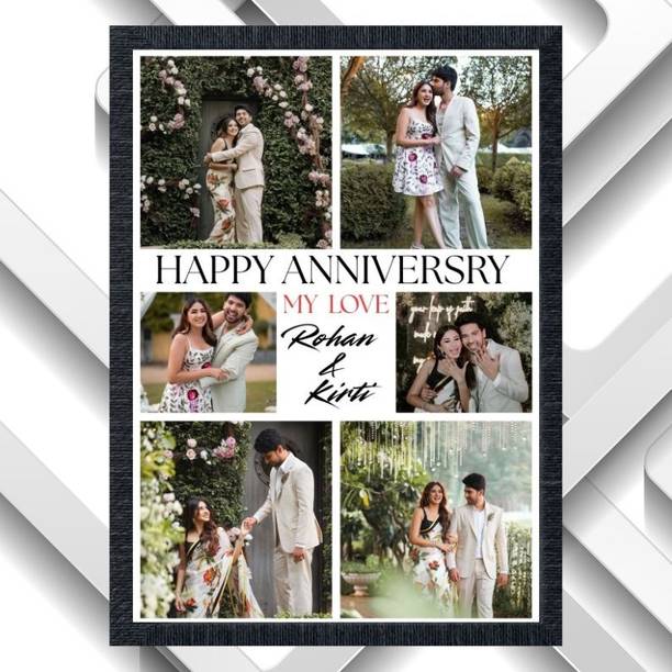 KIYANSH CRAFTS Wood Wall Photo Frame