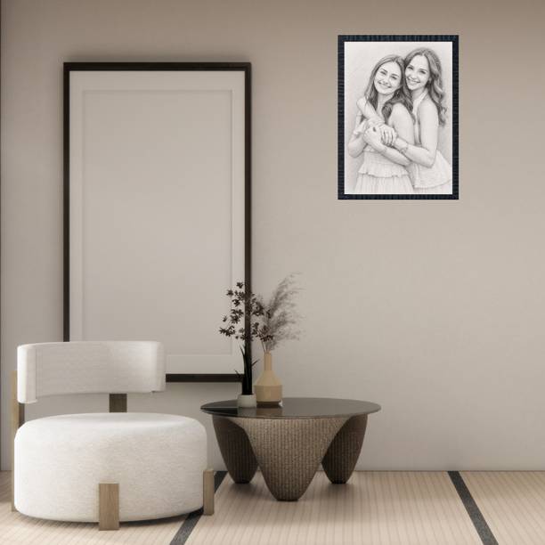 PvCrafts Wood Wall Photo Frame