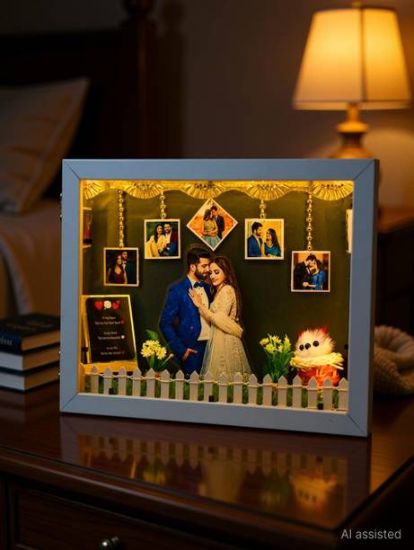 Mdf Gifts World MDF Wall Photo Frame