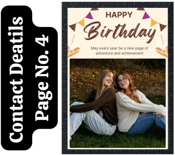 KIYANSH CRAFTS Wood Wall Photo Frame