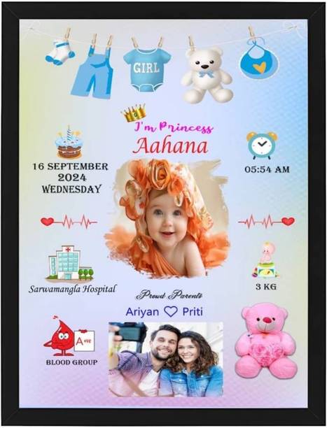 SHREE PIX Wood Wall Photo Frame