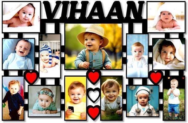 Apnagift Wood Wall Photo Frame