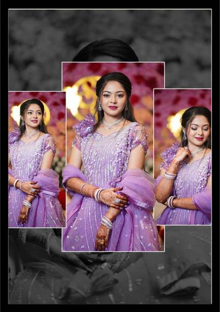 JAI SAWARIYA MDF Wall Photo Frame