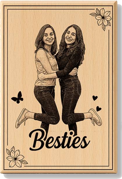 HRTGFT Wood Table Photo Frame