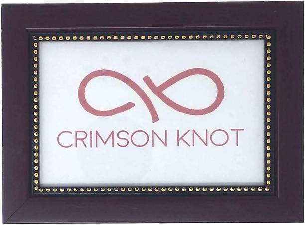 Crimson Knot Wood Table Photo Frame
