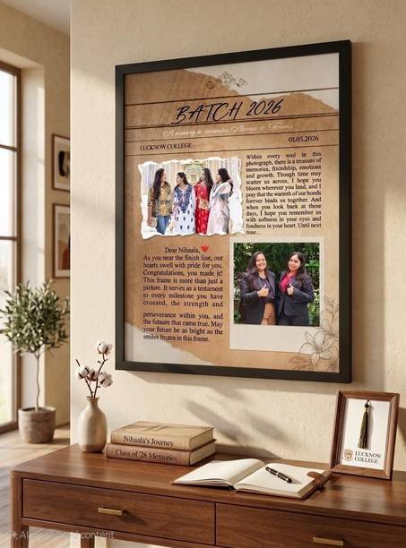 SoulGifts MDF Wall Photo Frame