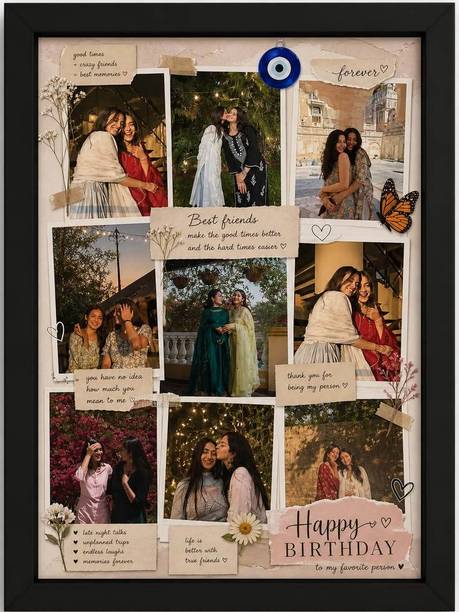 EVONEX VENTURES Wood Wall Photo Frame