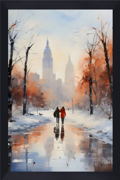 Gita Govinda Nature Scenery glossy (BL-SCNRY 41) Digital Reprint 13.5 inch x 10.25 inch Painting