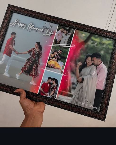 saanvi Wood Wall Photo Frame