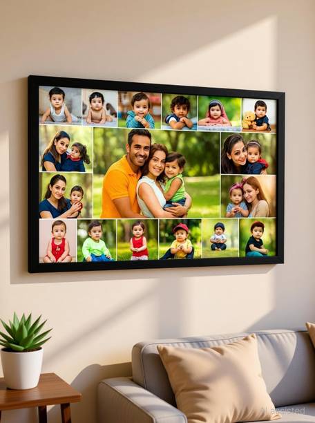 Saanvi Enterpeises And Emitra Wood Wall Photo Frame