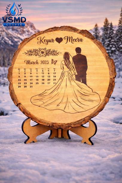 vsmd Wood Table Photo Frame