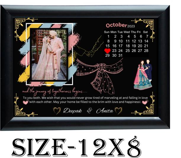 DLY STUDIO Wood Wall Photo Frame