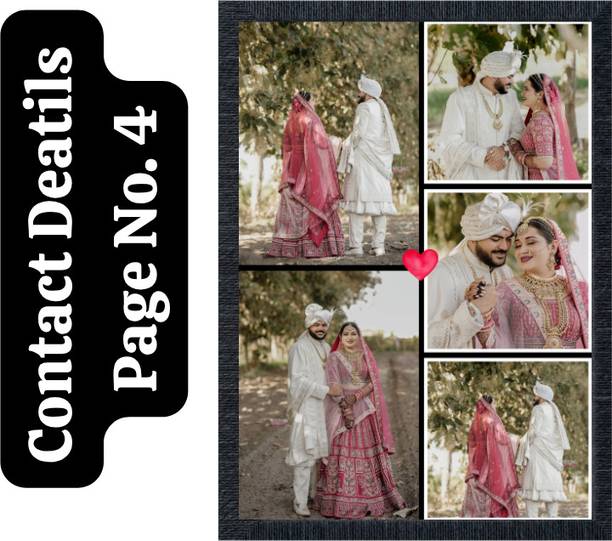 KIYANSH CRAFTS Wood Wall Photo Frame
