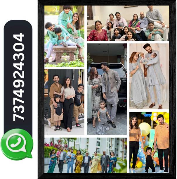 KIYANSH CRAFTS Wood Wall Photo Frame