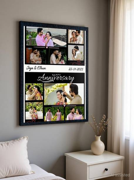 KIYANSH CRAFTS Wood Wall Photo Frame