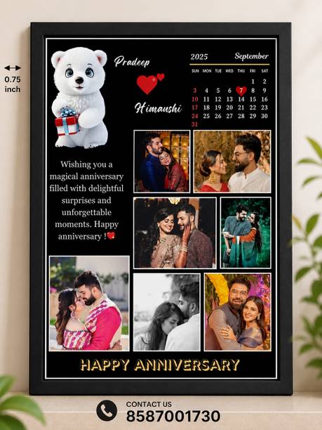 SaharshGera Acrylic Wall Photo Frame