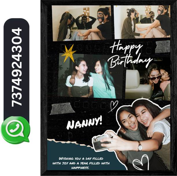 KIYANSH CRAFTS Wood Wall Photo Frame