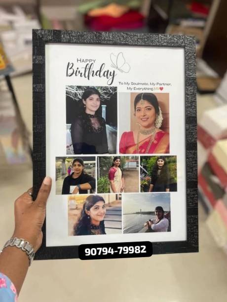 SHREE CRAFT Wood Wall Photo Frame