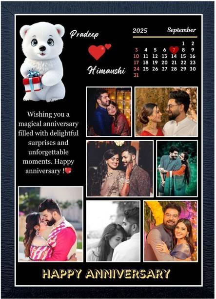 RANGRIWAAZ ENTERPRISES MDF Wall Photo Frame