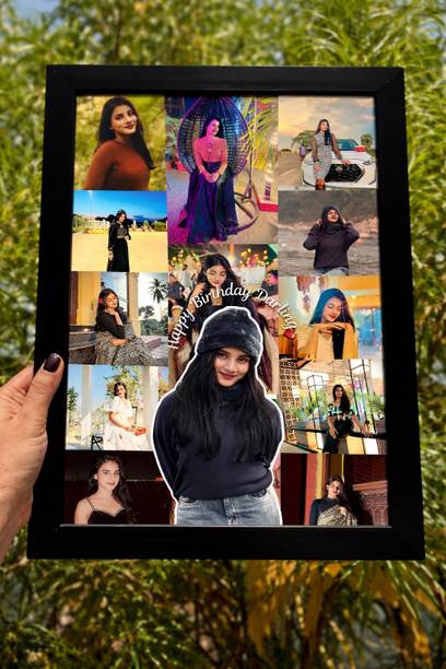 SHREE CRAFT Wood Wall Photo Frame