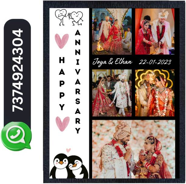 KIYANSH CRAFTS Wood Wall Photo Frame