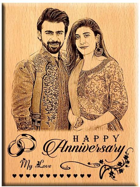 Kalmanjuh Wood Table Photo Frame