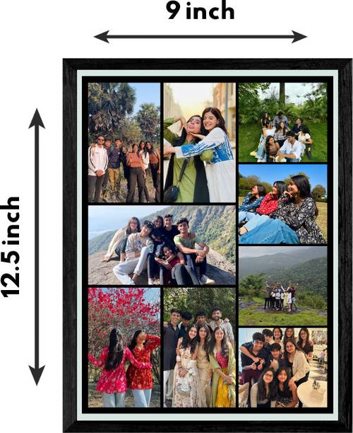 KIYANSH CRAFTS Wood Wall Photo Frame