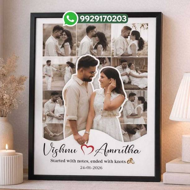 SHINECOOL Wood Wall Photo Frame