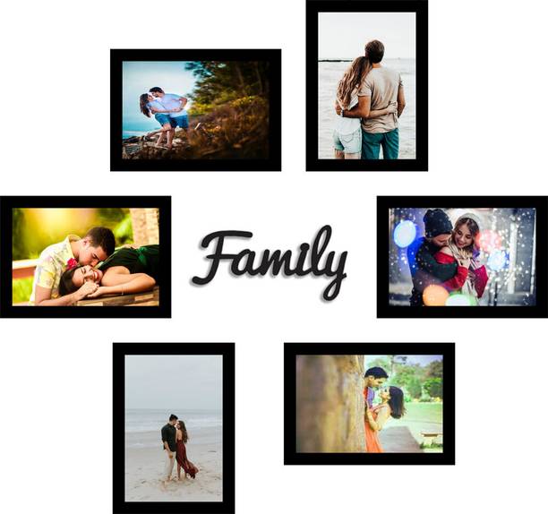 AG CRAFTS Wood Wall Photo Frame