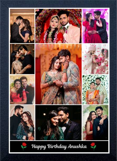 jetbull Wood Wall Photo Frame