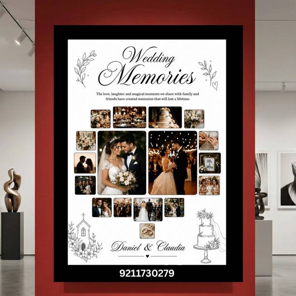 TheWrapsy Plastic Wall Photo Frame