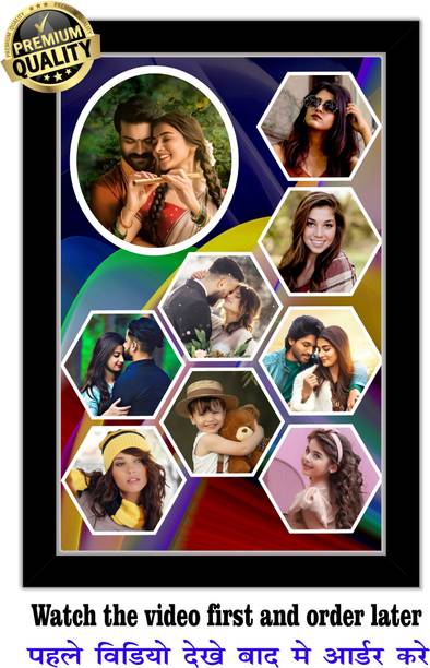 surbhicrafts Wood Wall Photo Frame