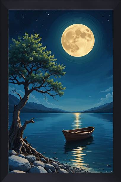 Gita Govinda Nature Scenery Glossy Picture Digital Reprint 13.5 inch x 10.5 inch Painting