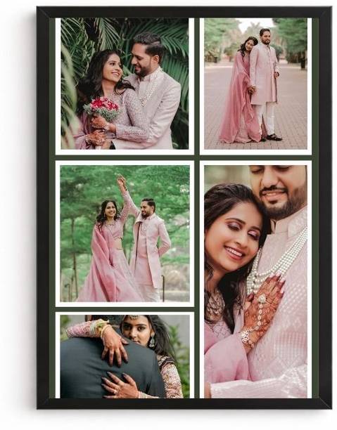 ak creations Wood Wall Photo Frame