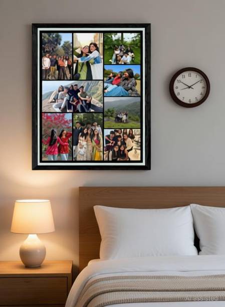 KIYANSH CRAFTS Wood Wall Photo Frame