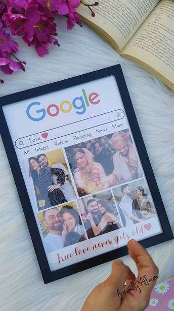 WELLCOMECRAFT Wood Wall Photo Frame