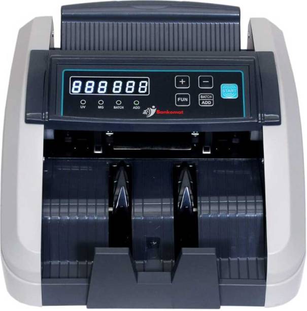 BANKOMAT Premium Quality Currency/Note with Fake Note Detection, Batch Mode & Fast Note Counting Machine
