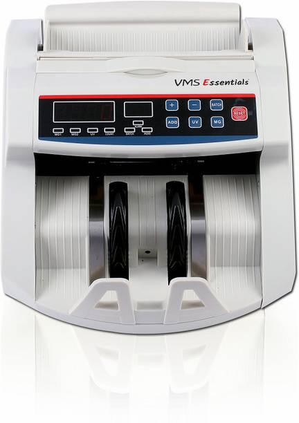 VMS Essentials Currency, Money Counting Machine with UV, MG Counterfeit Bill Detection, Worldwide Bill Counting Machine with External Display (CCM01) Note Counting Machine