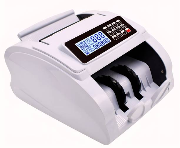 Drop2Kart Automatic Cash Counter - Counts All Indian Currency, UV/MG/MT/IR Sensors, HeavyDuty Motor, FakeNote Alarm, Multiple Operation Modes Note Counting Machine