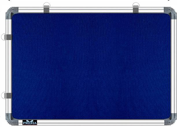 Preha 1.5x2 feet Notice Board/PinUp Display Board with 50 pins for Office Notice Board Notice Board