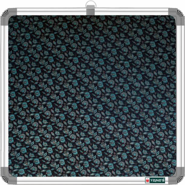 yajnas 28x28 cm premium material blossom blue notice pin up soft board school notice