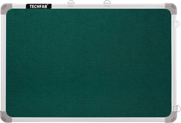 Techfab 1.5x2 Ft. Pin Up/Display High Resilience Foam Fabric with (20 Push Pins) Notice Board