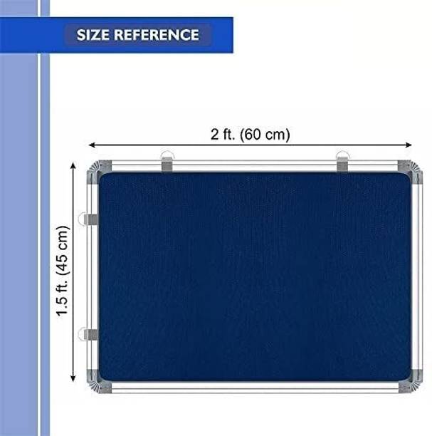 Smartix Notice Board 1.5x2 ft / Pin Up Display Board with 50 pins for Office and Home Notice Board
