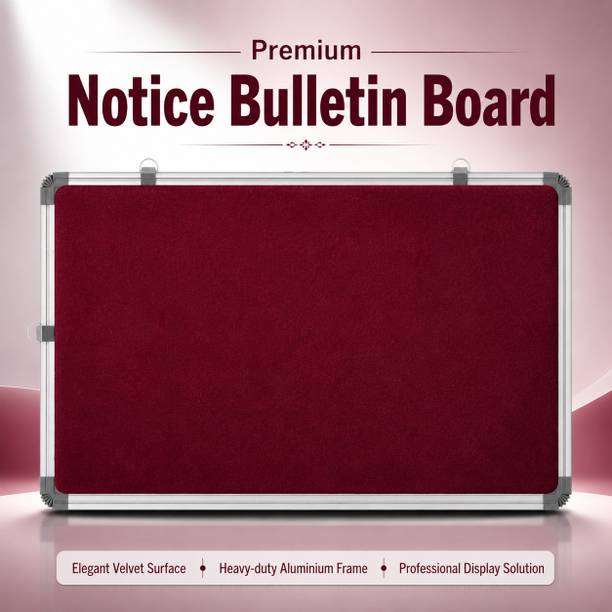 MALIK BROTHER 2 x 3 ft Premium Notice Board | Ideal for Notes, Photos & Reminders Notice Board