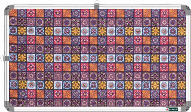 YAJNAS 28x41 CM Premium Material Rainbow Notice/ Pin-up/ Soft Board For Study Room Notice Board (28 cm 41 cm)
