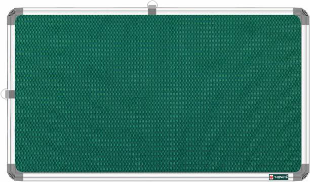 ShelfKing 28x41 CM Premium Material Green Notice Board/Soft Board For Coaching Class Use Notice Board