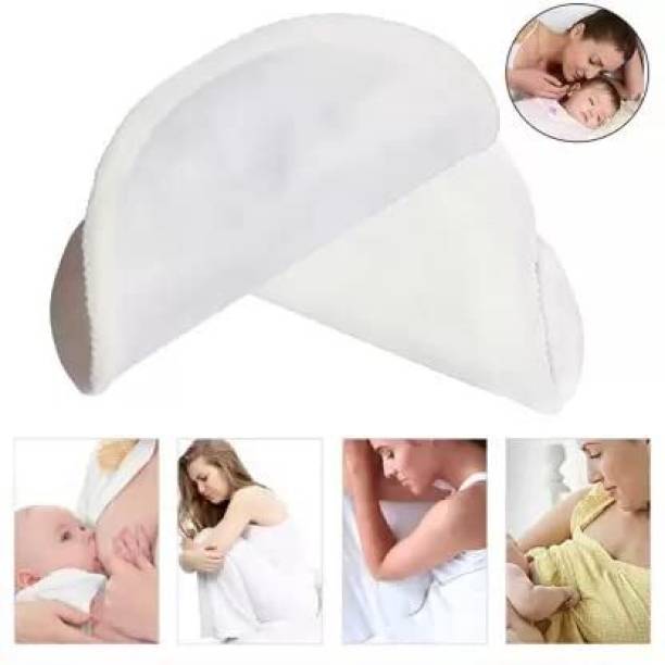 myloo Reusable, Washable, Dry feel Baby White Nursing Breast Pad Nursing Breast Pad